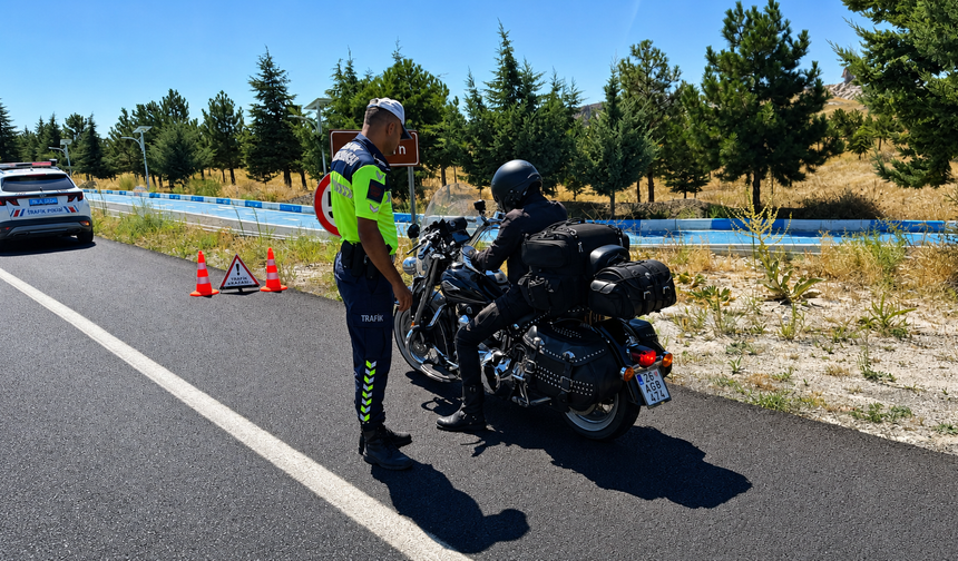 Avanos’ta 65 Motosiklet ve ATV Denetlendi