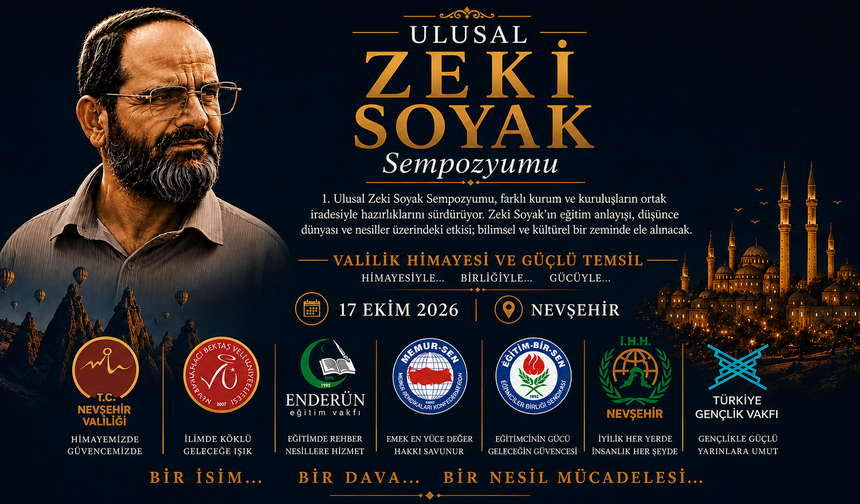 1. Ulusal Zeki Soyak Sempozyumu İçin Güçlü İş Birliği