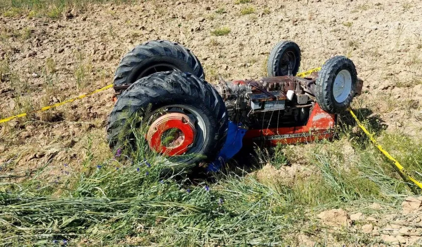 Gülşehir’de traktör devrildi: 1 ağır yaralı
