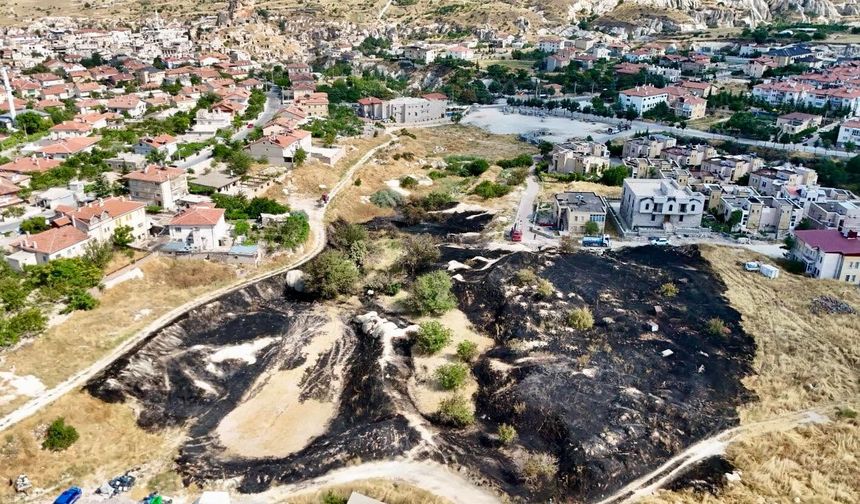 Ortahisar’da yangın son anda kontrol altına alındı