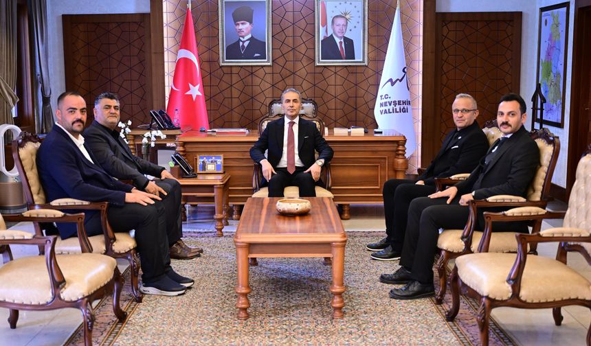 Vali Kök, BBP Nevşehir İl Yönetimini Kabul Etti