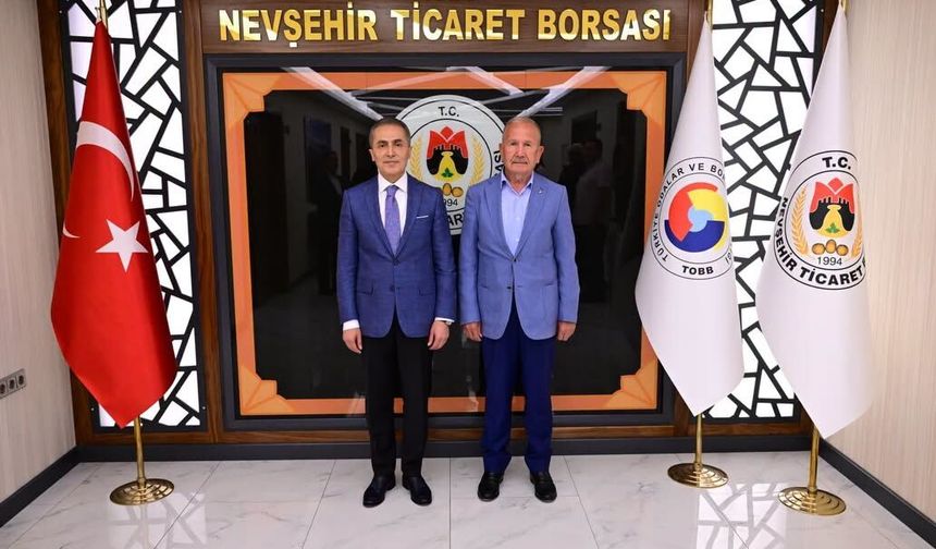 Vali Kök’ten Nevşehir Ticaret Borsası’na ziyaret