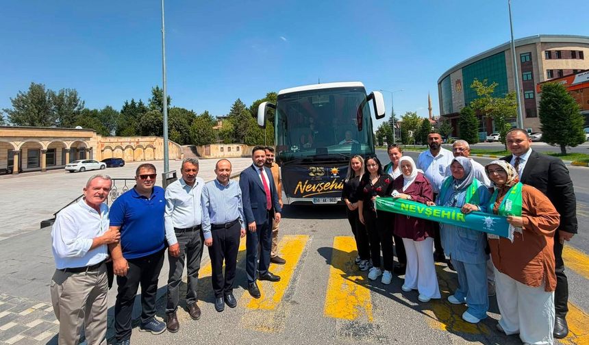 AK Parti Nevşehir’den 25. yıl mitingine çıkarma