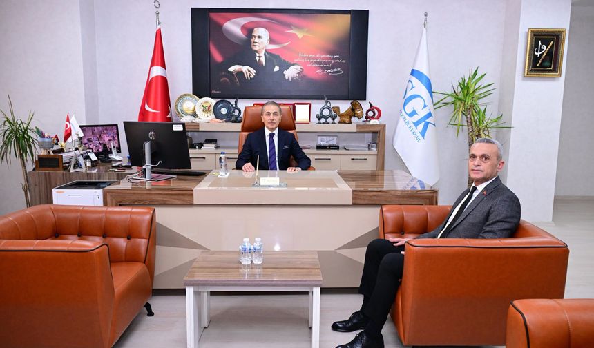 Vali Kök SGK İl Müdürlüğünü Ziyaret Etti