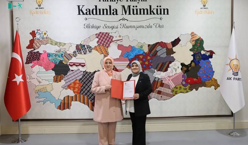 AK Parti Kozaklı Kadın Kolları Başkanlığına Tevriz Aksoy Atandı