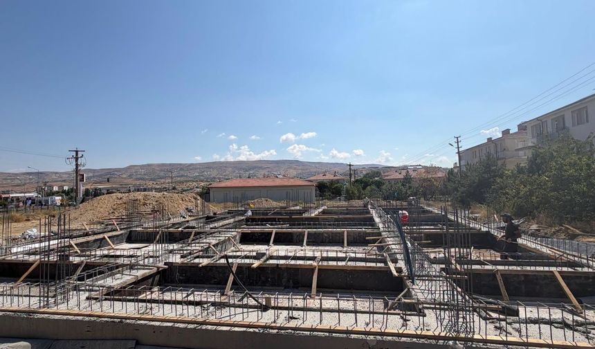 Yeni Ürgüp Geçici Otobüs Terminali Yükseliyor