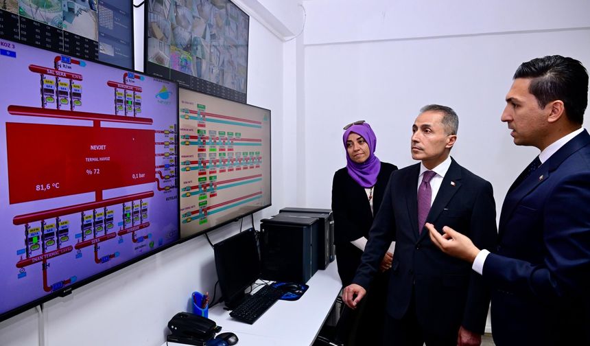 Vali Kök, NEVJET Jeotermal Tesislerini İnceledi