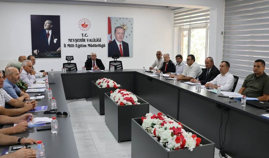 Nevşehir’de 2026-2027 Eğitim Öğretim Yılı Hazırlıkları Masaya Yatırıldı