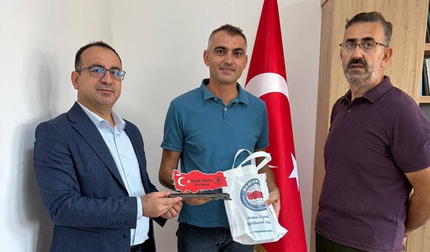 Eğitim-Bir-Sen Nevşehir’den Okul Müdürlerine “Hayırlı Olsun” Ziyareti