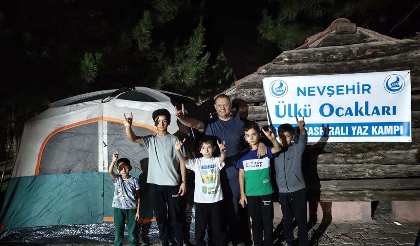 Nevşehirli Gençler Çadır Kampında Buluştu