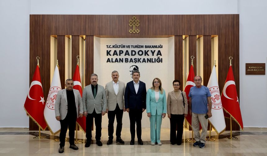MHP Nevşehir Heyetinden Kapadokya Alan Başkanı Aslanbay’a Ziyaret