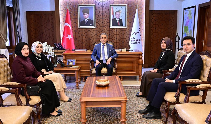 Vali Kök, Hacıbektaş Adliyesi Mensuplarını Kabul Etti