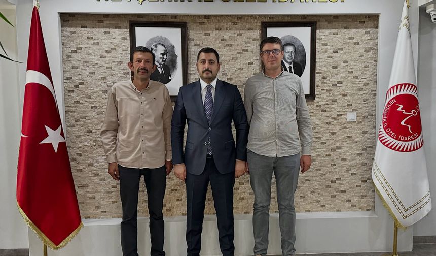 Ürgüp’ün Muhtarlarından Genel Sekreter Balak’a Hayırlı Olsun Ziyareti