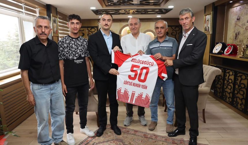 Özlüce Gücü, Derinkuyu Kaymakamı Yeğen’i Ziyaret Etti