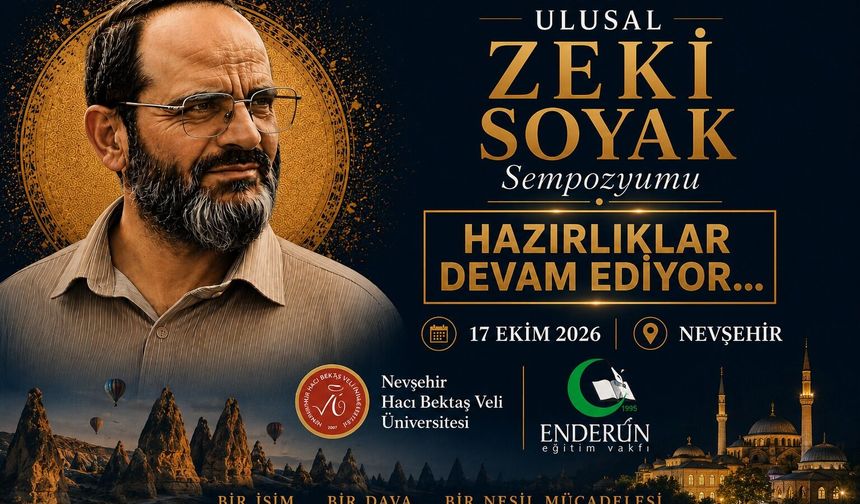 Zeki Soyak Sempozyumu 17 Ekim’de Nevşehir’de