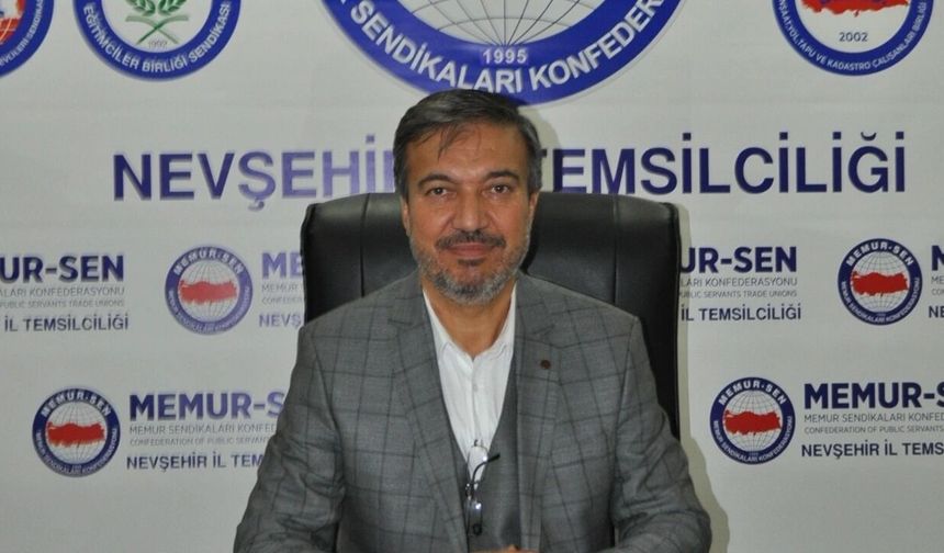 Eğitim Bir-Sen Nevşehir Şube Başkanı Öcal'dan Zafer Bayramı Mesajı