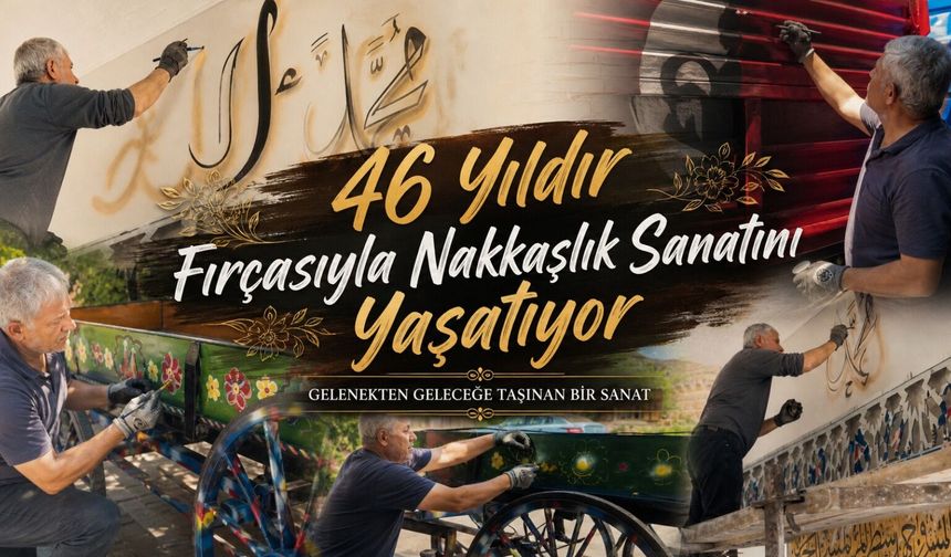 Kaybolan Bir Sanatı Fırçasıyla Yaşatıyor