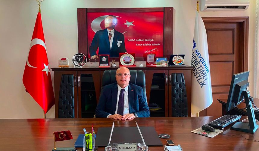 Fatih Akkaya Nevşehir’de Yeni Görevine Başladı