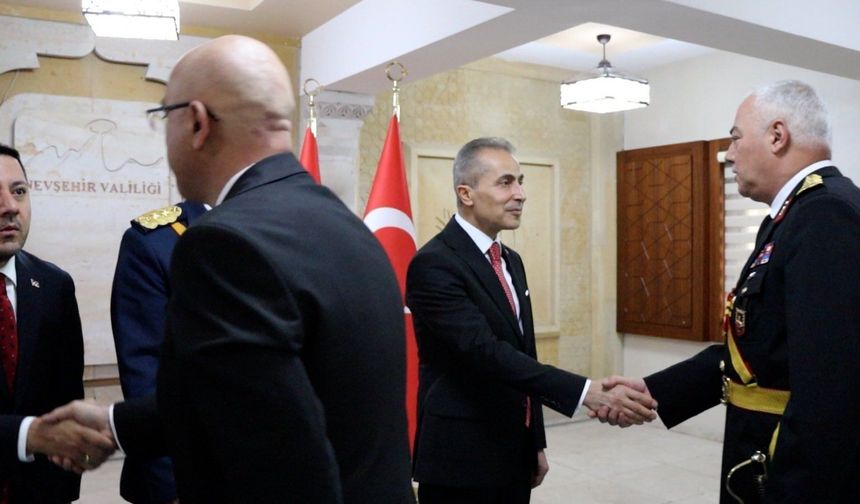 Nevşehir Valiliği’nde 30 Ağustos Tebrikat Töreni