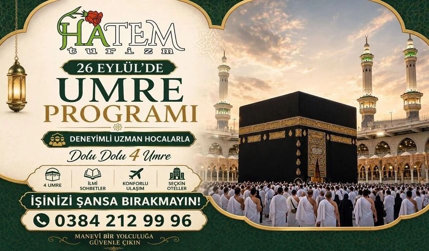 Hatem Turizm’den Umre Yolcularına Eylül Ayına Özel Fırsat