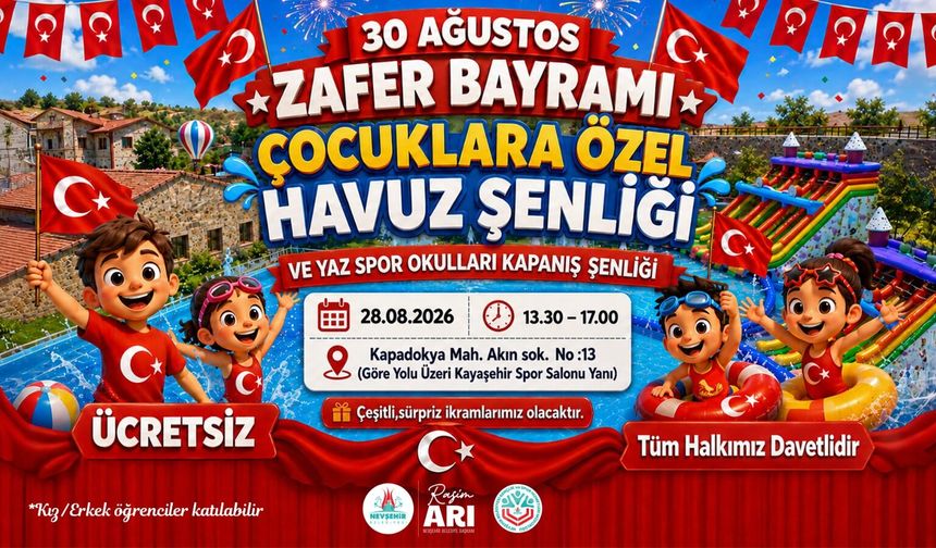 Nevşehir’de Yaz Şenlikle Sona Eriyor!