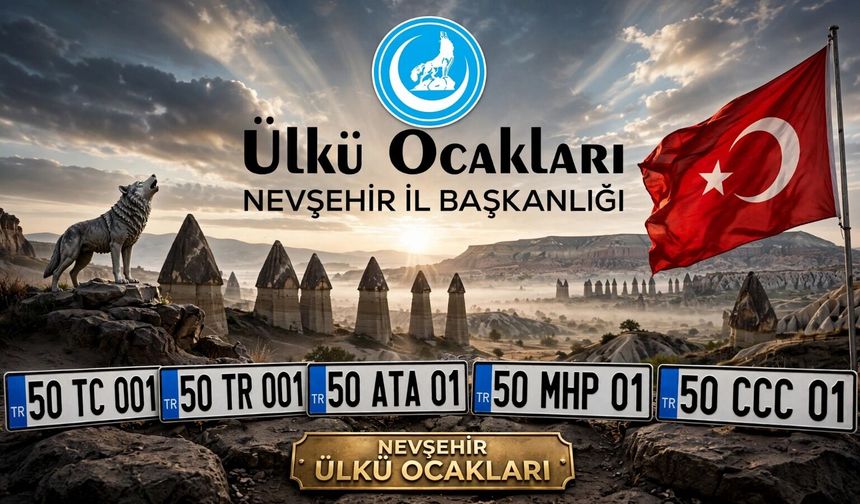 Nevşehir Ülkü Ocaklarından 5 Özel Plaka Girişimi