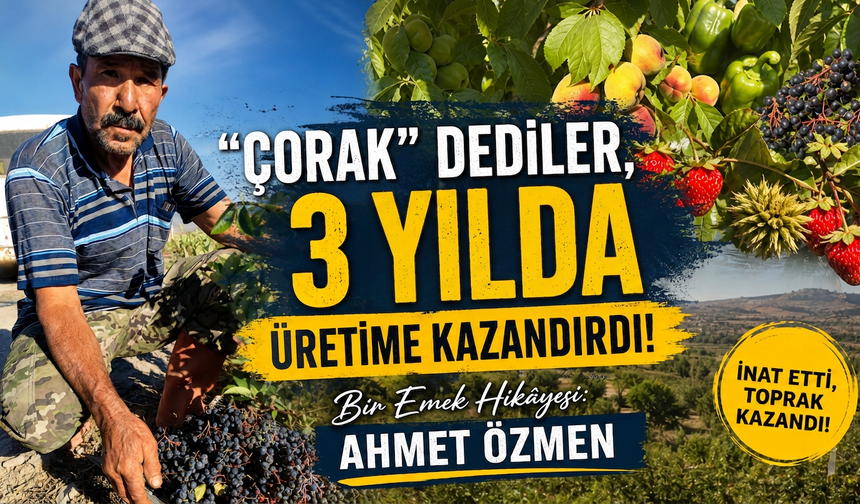 Akköy'de Çorak Araziden Bereket Bahçesine!