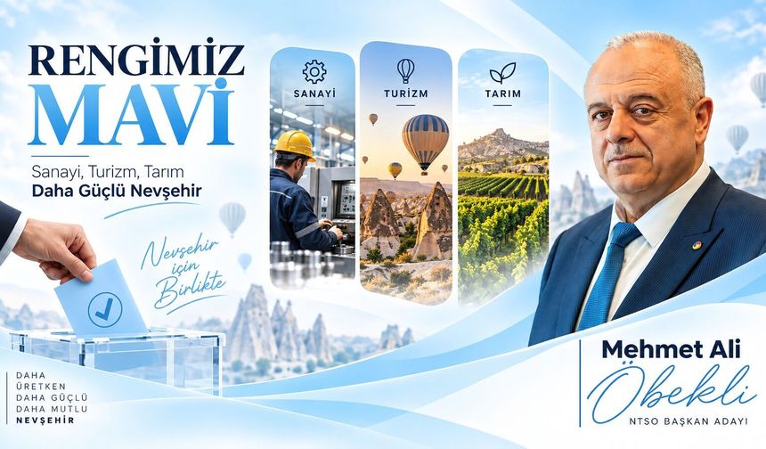 Öbekli’den Seçim Mesajı: “Rengimiz Mavi”