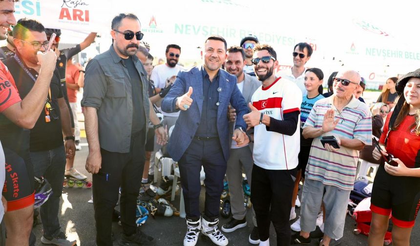 Nevşehir’de Tekerlekli Paten Heyecanı Başladı!