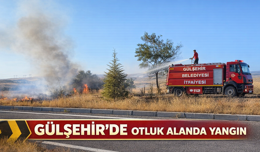 Kapadokya Havalimanı Yolunda Yangın Paniği!
