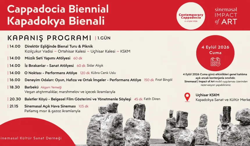 Kapadokya Bienali’nde Sanat Dolu Kapanış