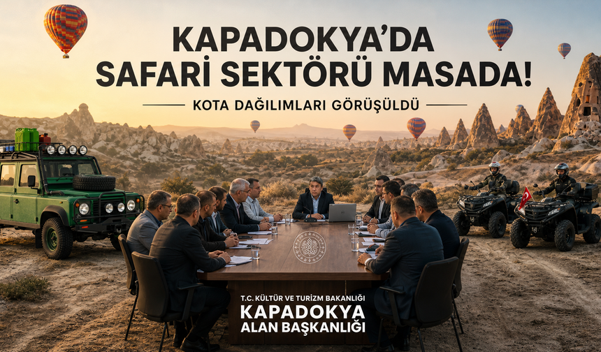 Kapadokya’da atv-utv ve cip safaride yeni dönem