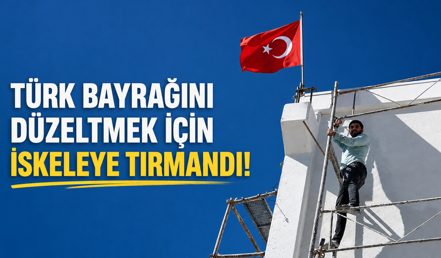 Nevşehir'de yürekleri ısıtan bayrak hassasiyeti
