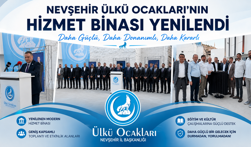 Nevşehir Ülkü Ocakları Hizmet Binası Yenilendi
