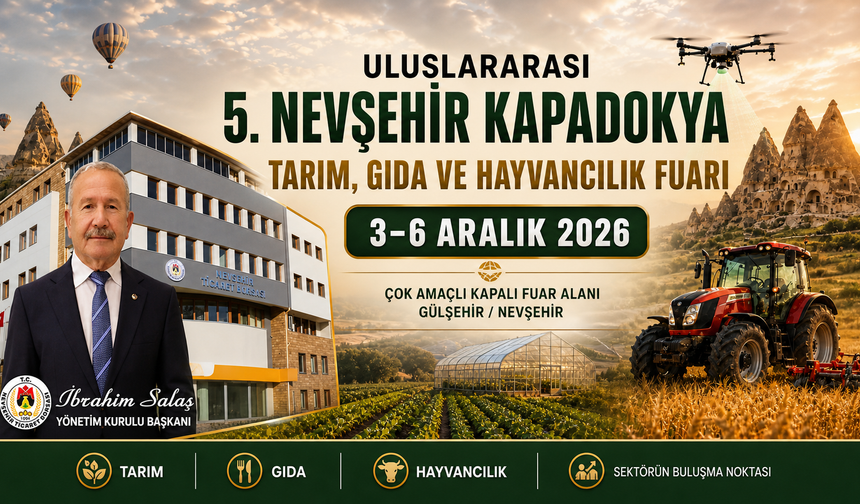 Nevşehir’de Tarım Fuarı Tarihi Belli Oldu
