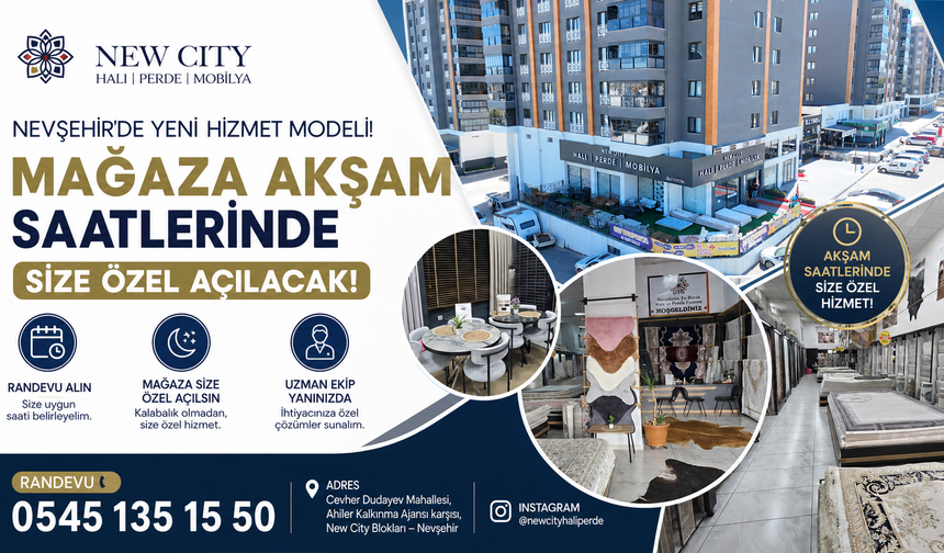 Akşam Saatlerinde Mağazamız Sizin İçin Açılıyor!