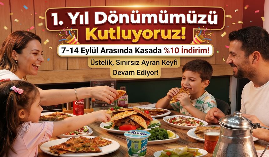 Konyalı Etli Ekmek Ahmet Usta 1. Yılını Kutluyor