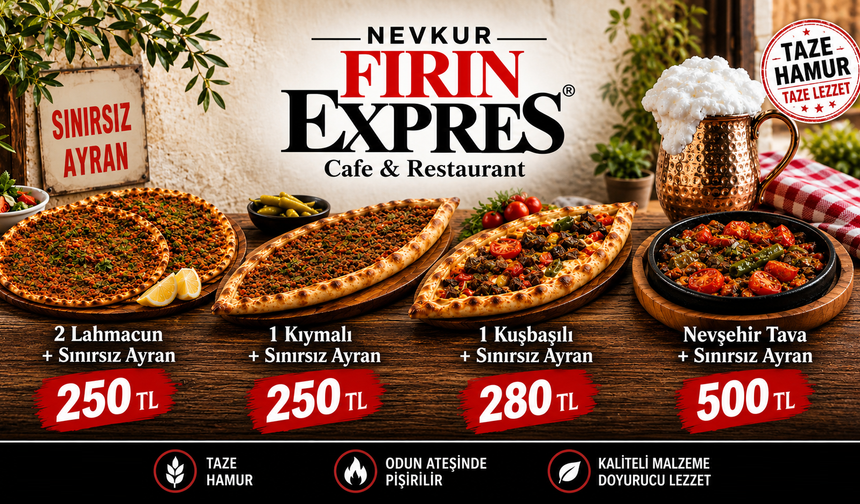 Nevkur Fırın Expres’te sınırsız ayran kampanyası