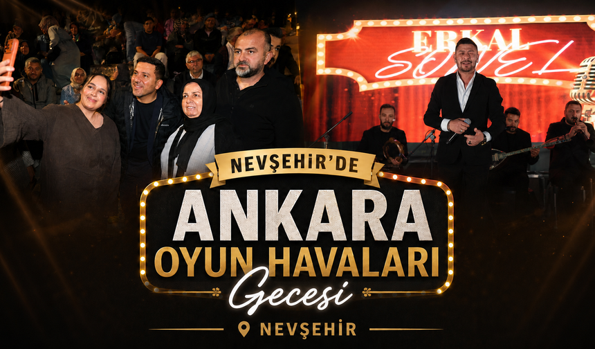 Nevşehir’de Ankara Oyun Havaları Gecesi