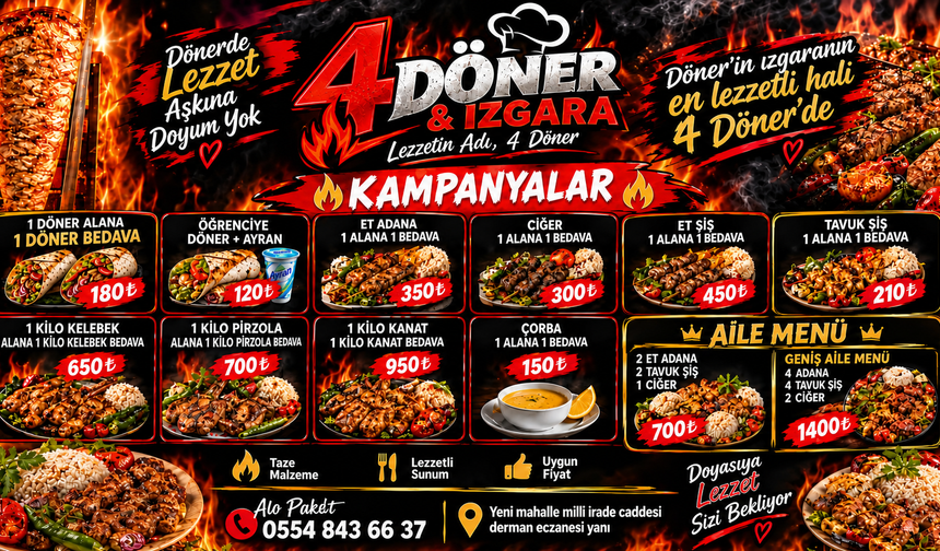 Nevşehir 4 Döner’de Dev Kampanya Başladı!