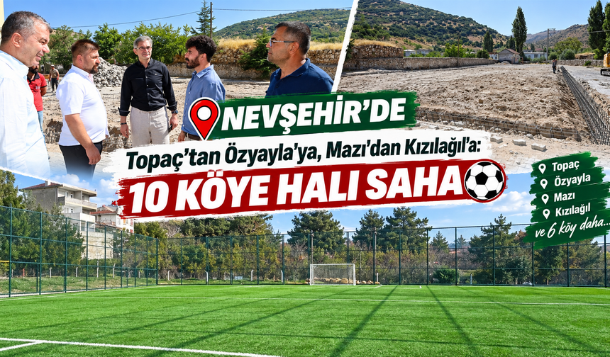 Çakıllı’dan Karahasanlı’ya 10 Köye Halı Saha