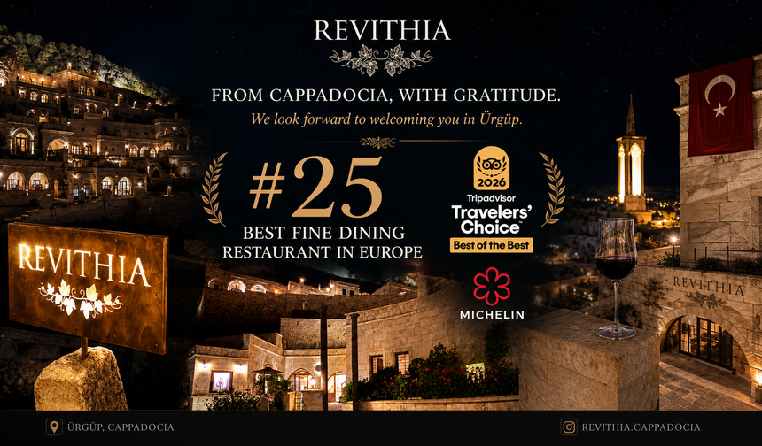 Kapadokya’nın Revithia’sı Avrupa’da İlk 25’te