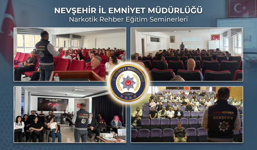 Nevşehir’de Narkotik Ekiplerinden Bilgilendirme Çalışması