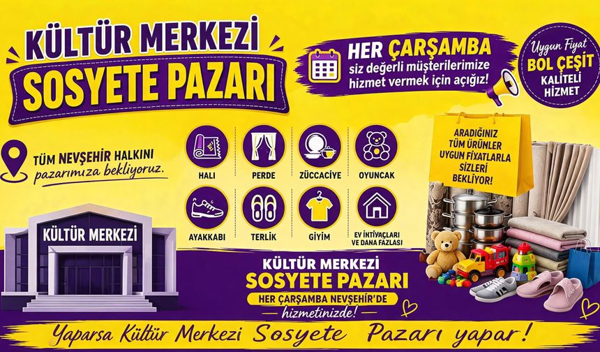 Nevşehir’de Sosyete Pazarı Fırsatları