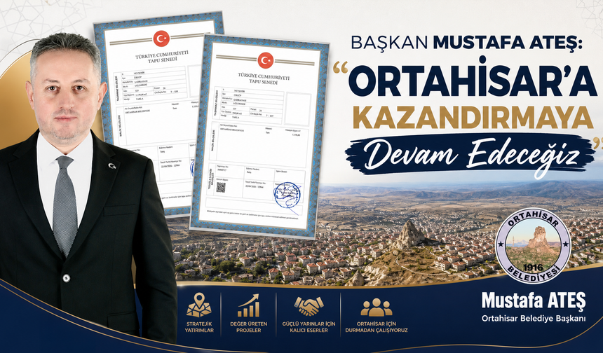 Ortahisar Belediyesi’ne 52 bin metrekarelik arazi