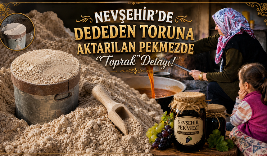 Nevşehir Pekmezinin Sırrı Bu Toprakta!