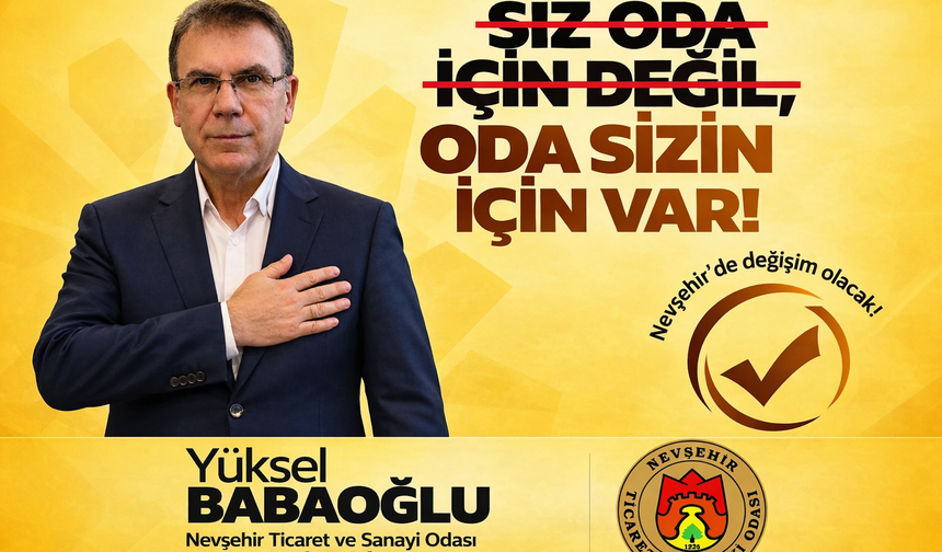 Babaoğlu: 'Siz Oda İçin Değil, Oda Sizin İçin Var!'