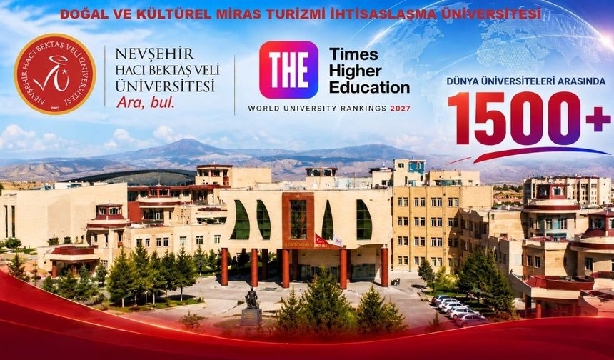 Nevşehir’in Gururu NEVÜ Dünya Sıralamasında!