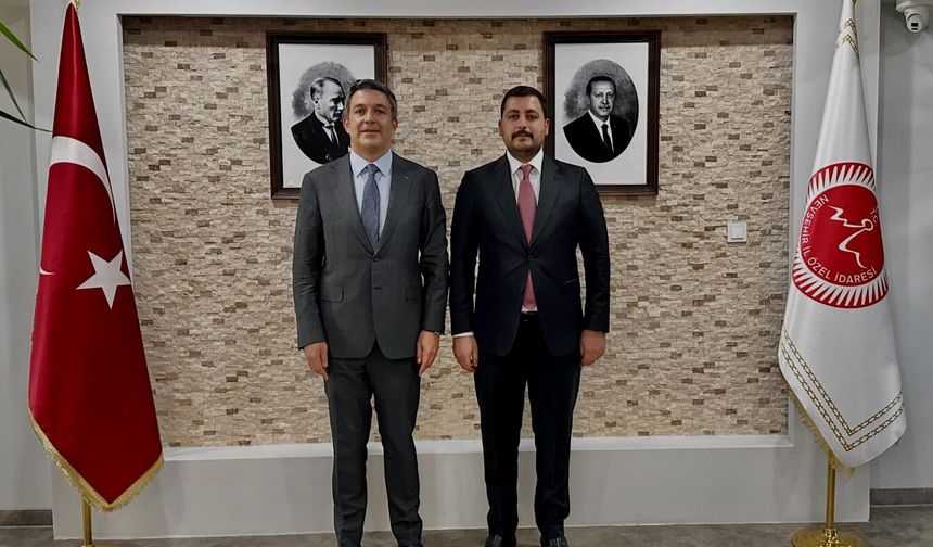 Kapadokya Alan Başkanı Aslanbay’dan Genel Sekreter Balak’a Hayırlı Olsun Ziyareti