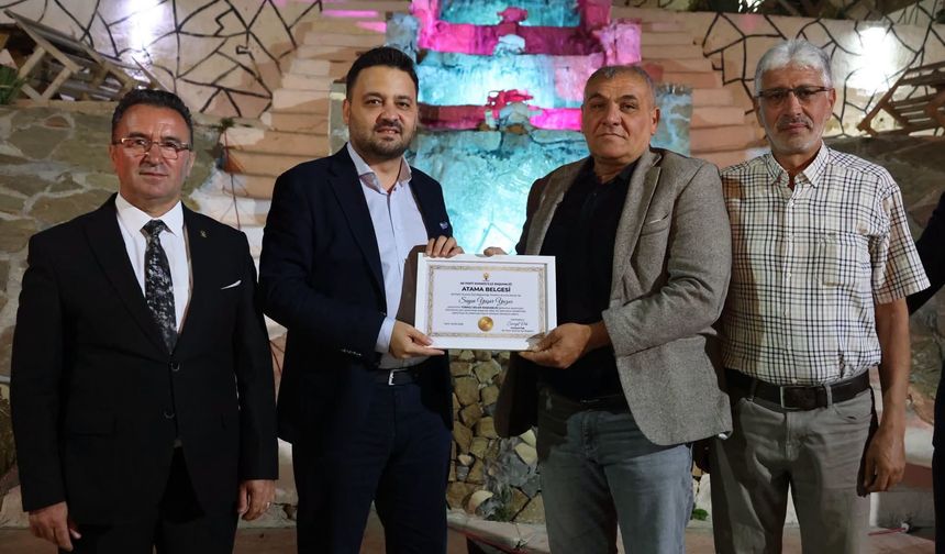 AK Parti Avanos’ta Türkeli Belde Başkanlığı’nda Görev Değişimi
